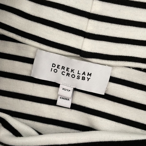 Derek lam 10 Crosby striped off the shoulder top - Picture 3 of 6